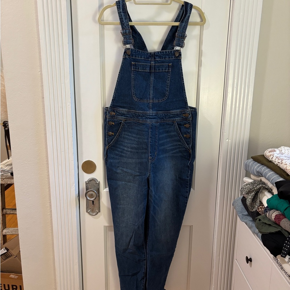 J. Crew Classic Blue Denim Overalls